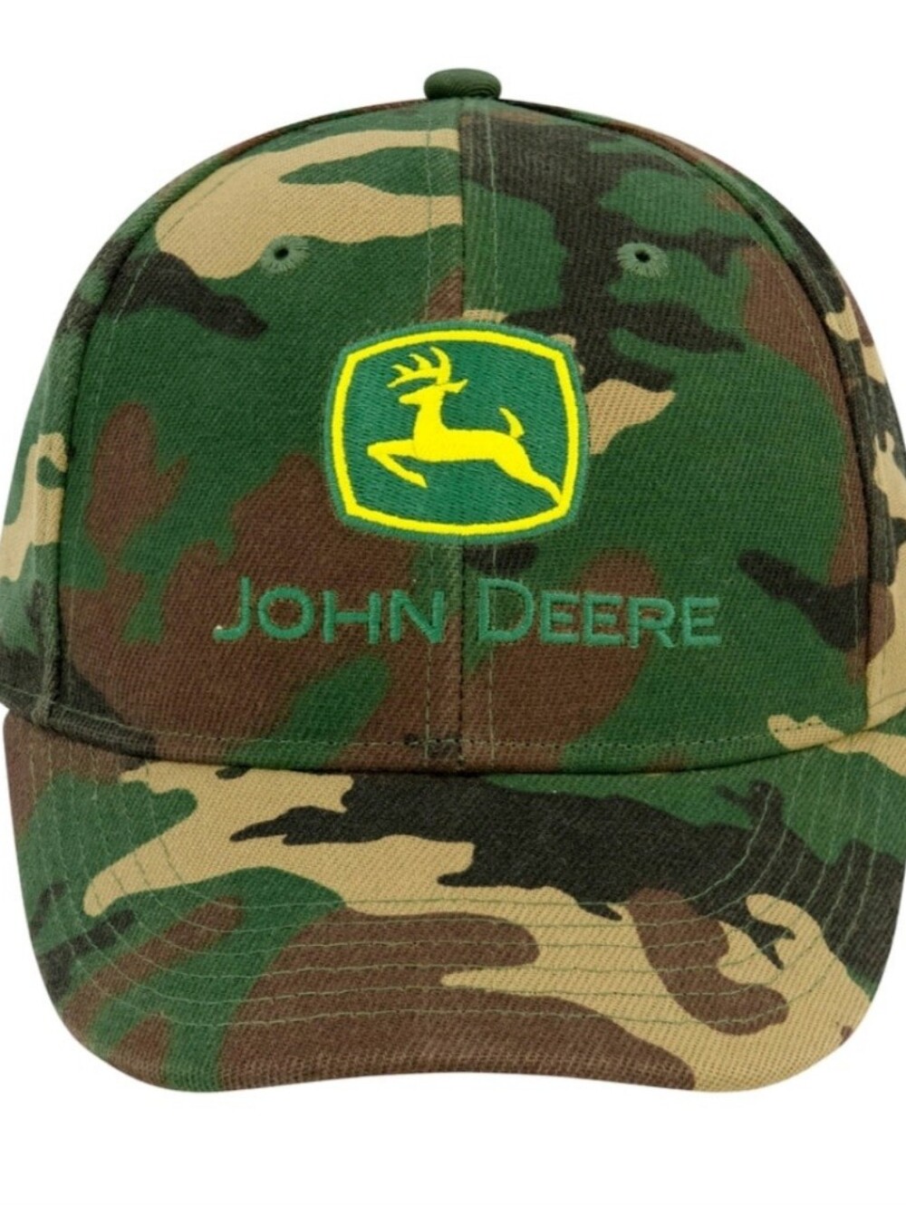 John Deere Boys Camouflage Baseball Logo Cap